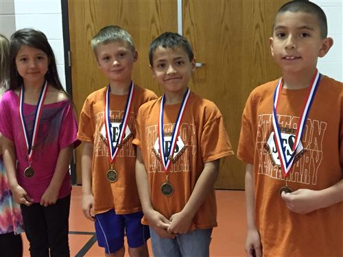 Some of our double gold recipients  