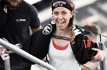  Kendra Spencer participates in Spartan Race.