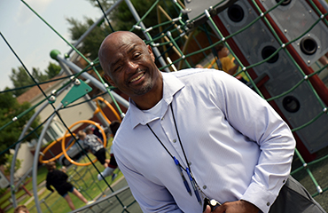  Richard Riley, new teacher at Remington, is excited to bring life experiences into his classroom.