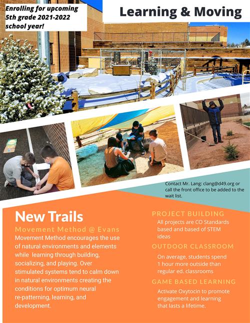 New Trails Enrollment Info 
