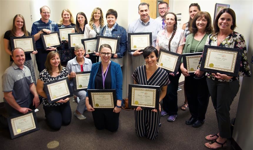  D49 Teachers of the Year recognized during Fantastic 49 festivities Aug. 9.