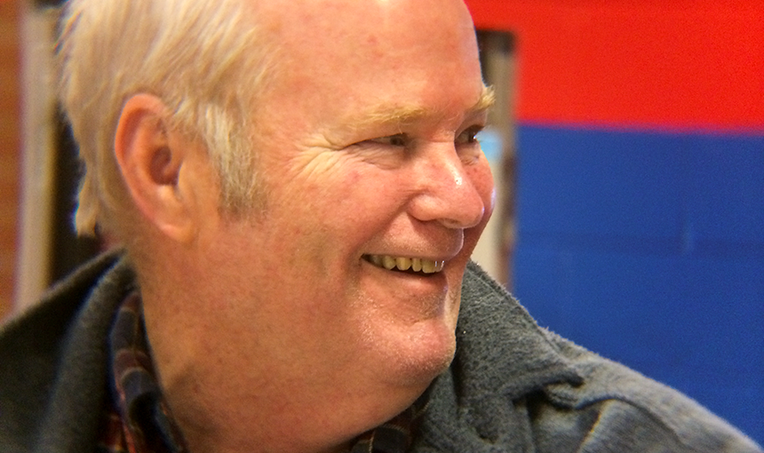  Jerry Simpson of Black Forest smiles at PLC's seventh Annual Senior Citizens Feast.
